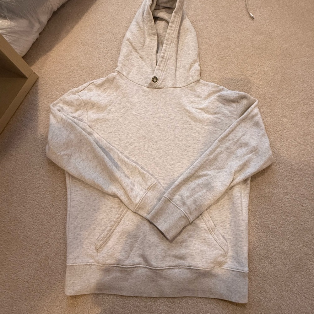 Light Gray Hooded Sweatshirt